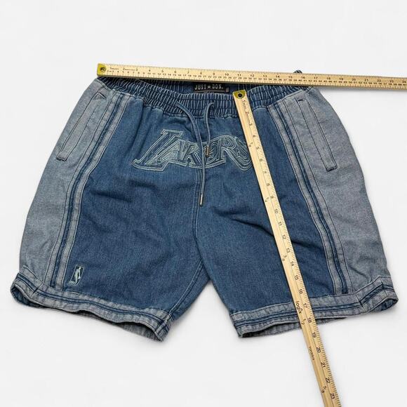 Just Don x Lakers Denim Shorts XXL NBA Basketball Streetwear Made in USA - Picture 8 of 8